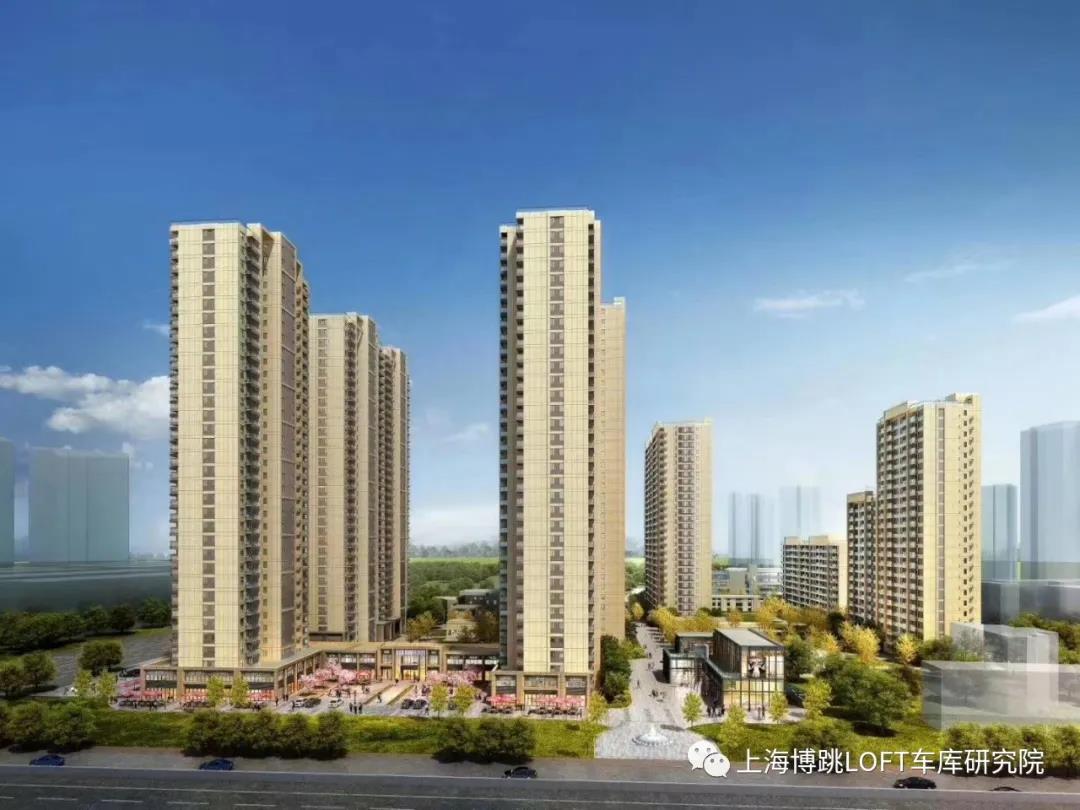 自贡采用了LOFT车库武汉当代集团春风十里项目现已结构封顶！